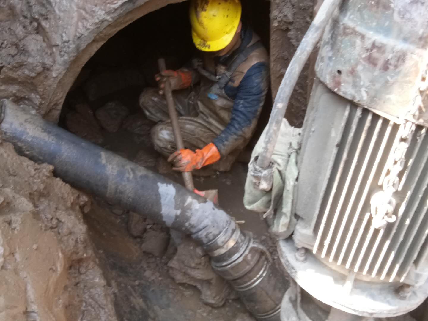 海头镇管道清淤